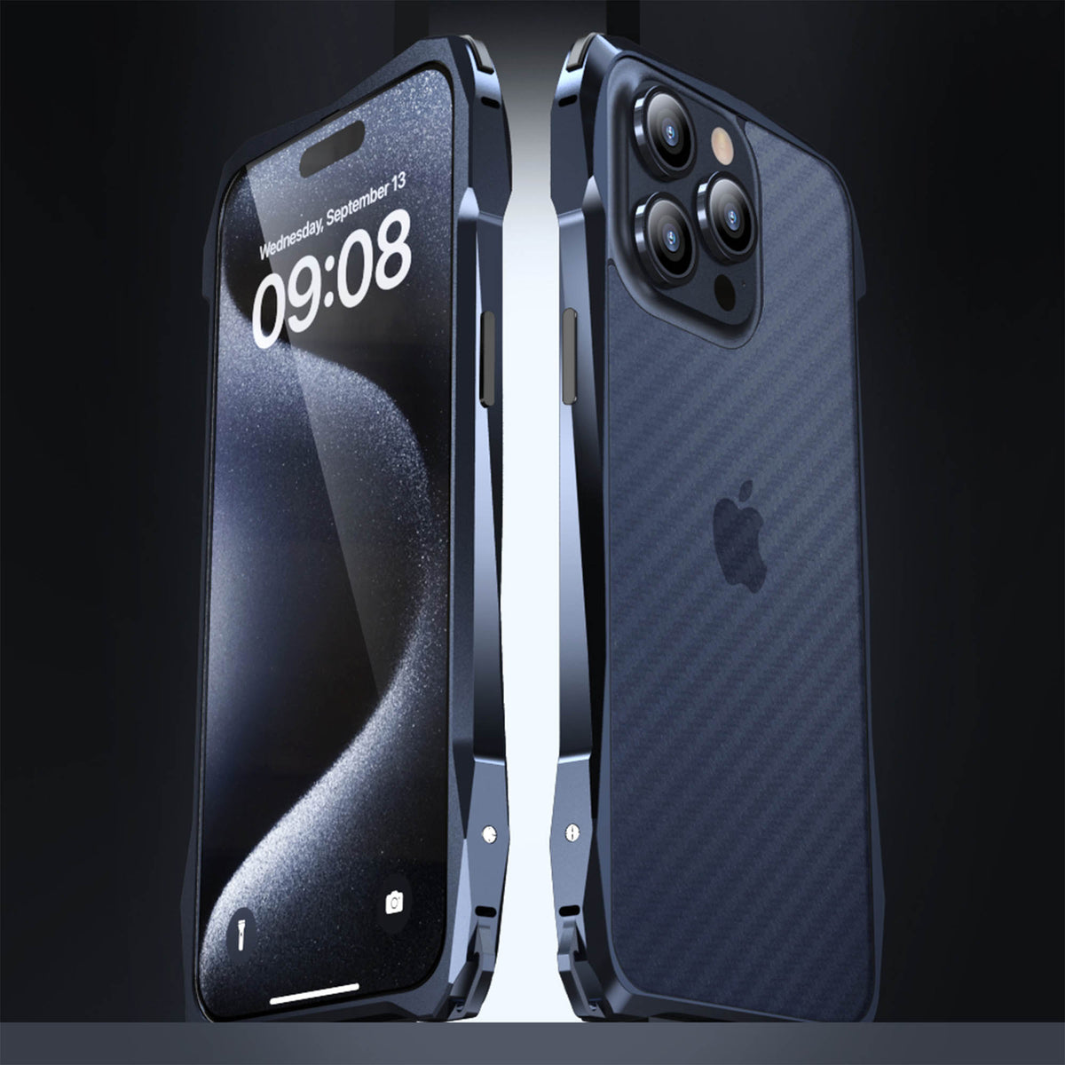 Ultramarine Technology with Aluminum Bumper Phone Case | 8ft Drop Protection & Comfort Grip