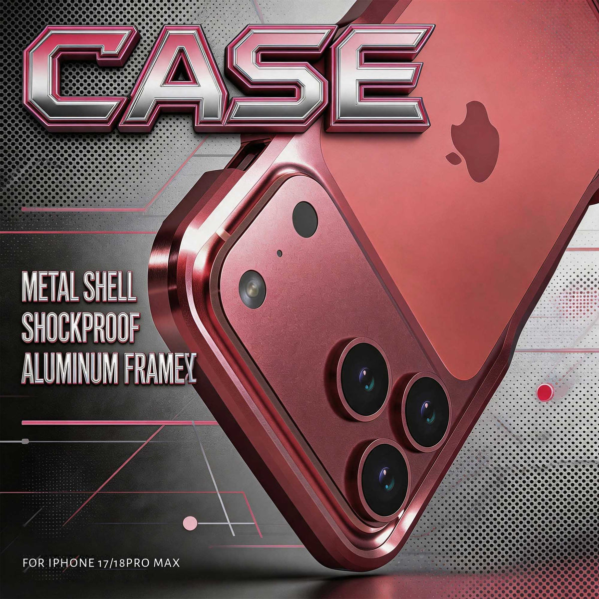 Ultramarine Technology with Aluminum Heavy-Duty Bumper Phone Case | Commute, Office & Outdoor