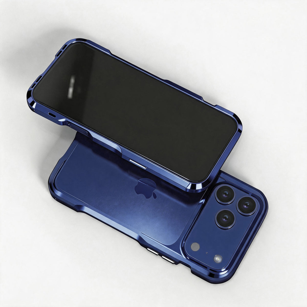 Ultramarine Technology with Aluminum Heavy-Duty Bumper Phone Case | Commute, Office & Outdoor