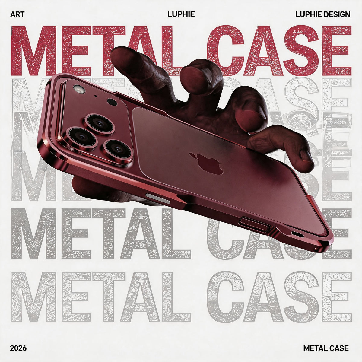 Ultramarine Technology with Aluminum Heavy-Duty Bumper Phone Case | Commute, Office & Outdoor