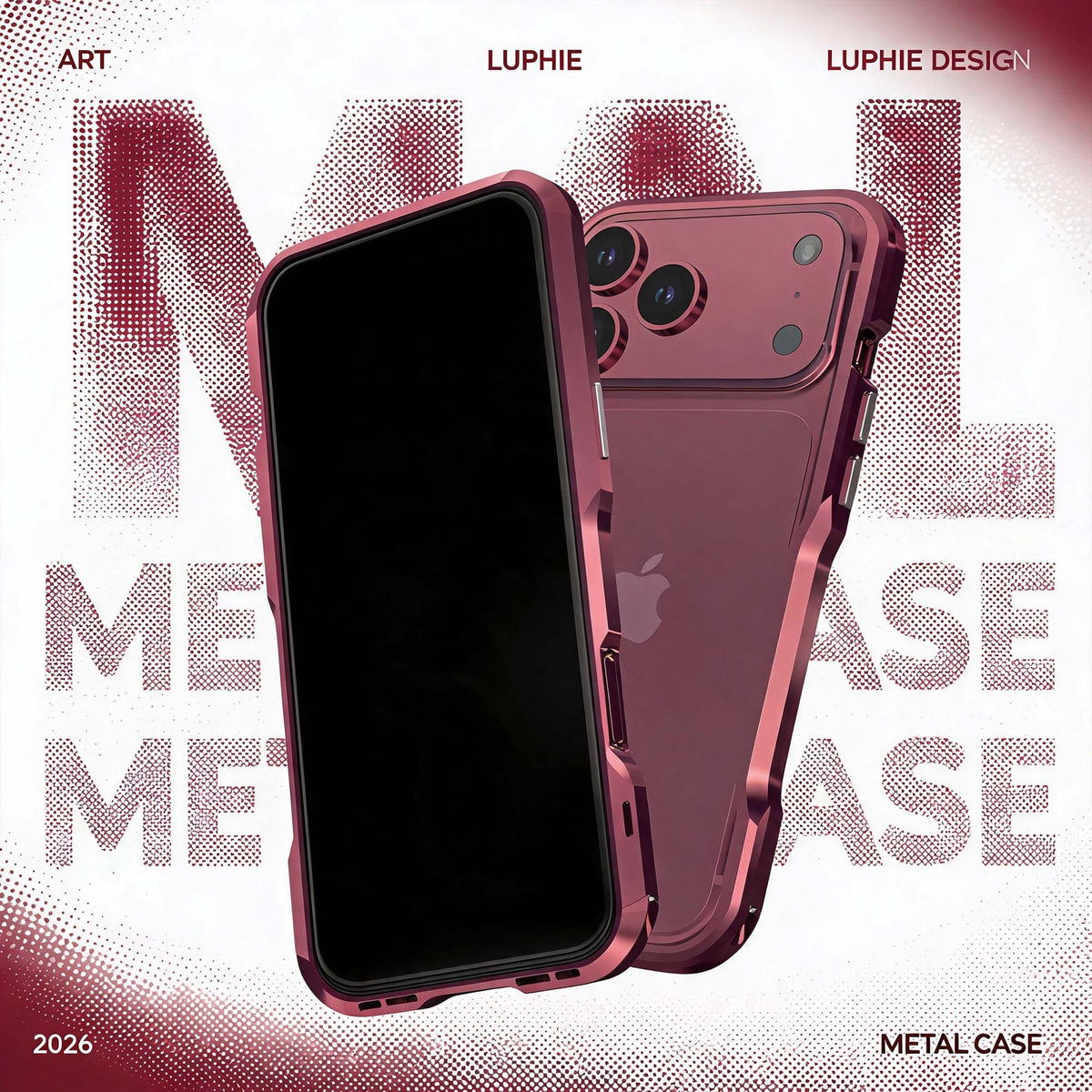 Ultramarine Technology with Aluminum Heavy-Duty Bumper Phone Case | Commute, Office & Outdoor