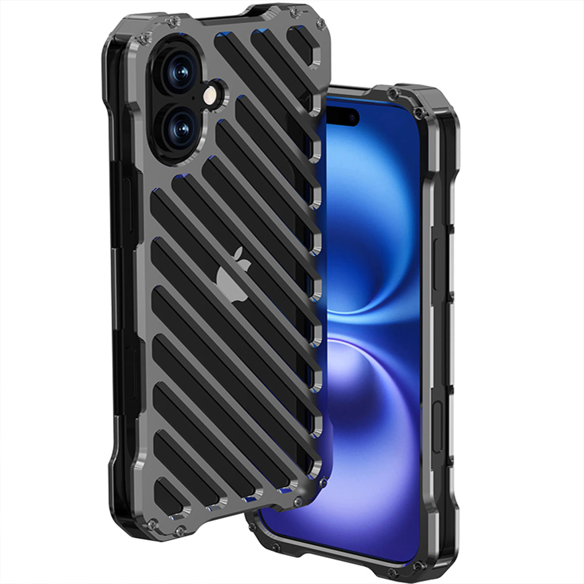 Ultramarine Technology with Aluminum Hollow Phone Case - Anti-fall Rugged Armor Cooling