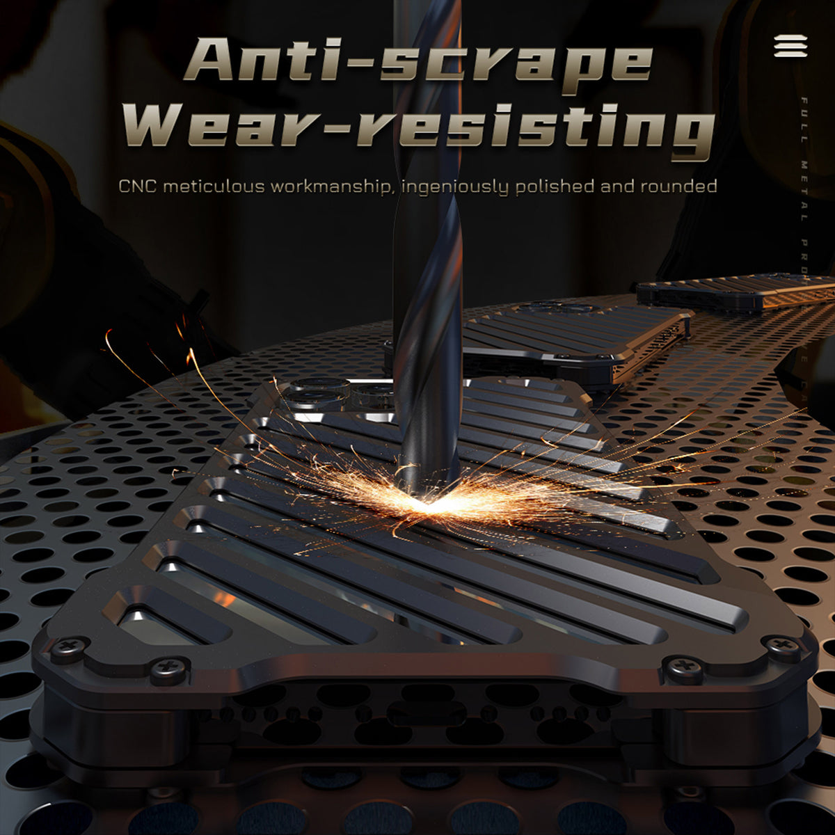 Ultramarine Technology with Aluminum Hollow Phone Case - Anti-fall Rugged Armor Cooling