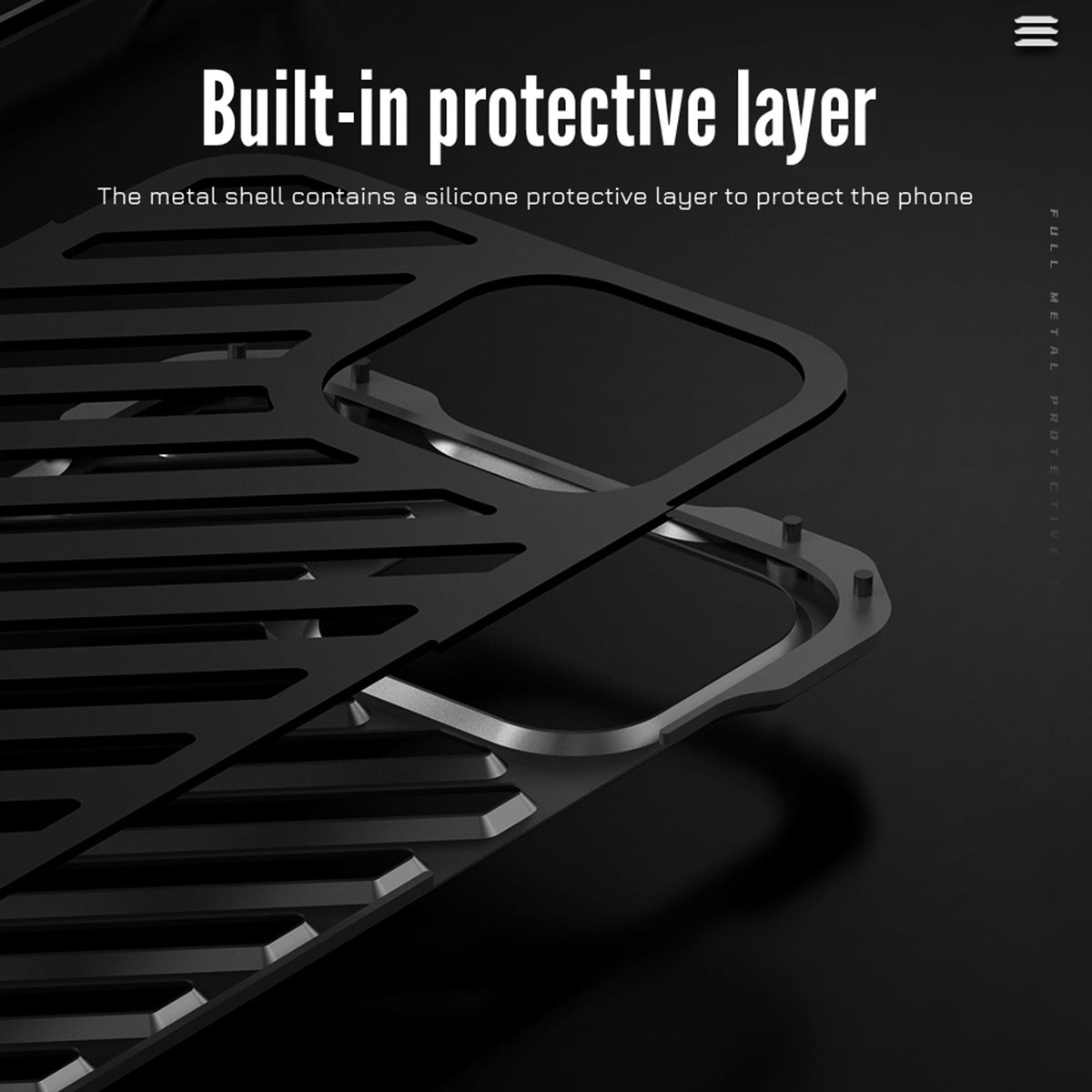 Ultramarine Technology with Aluminum Hollow Phone Case - Anti-fall Rugged Armor Cooling