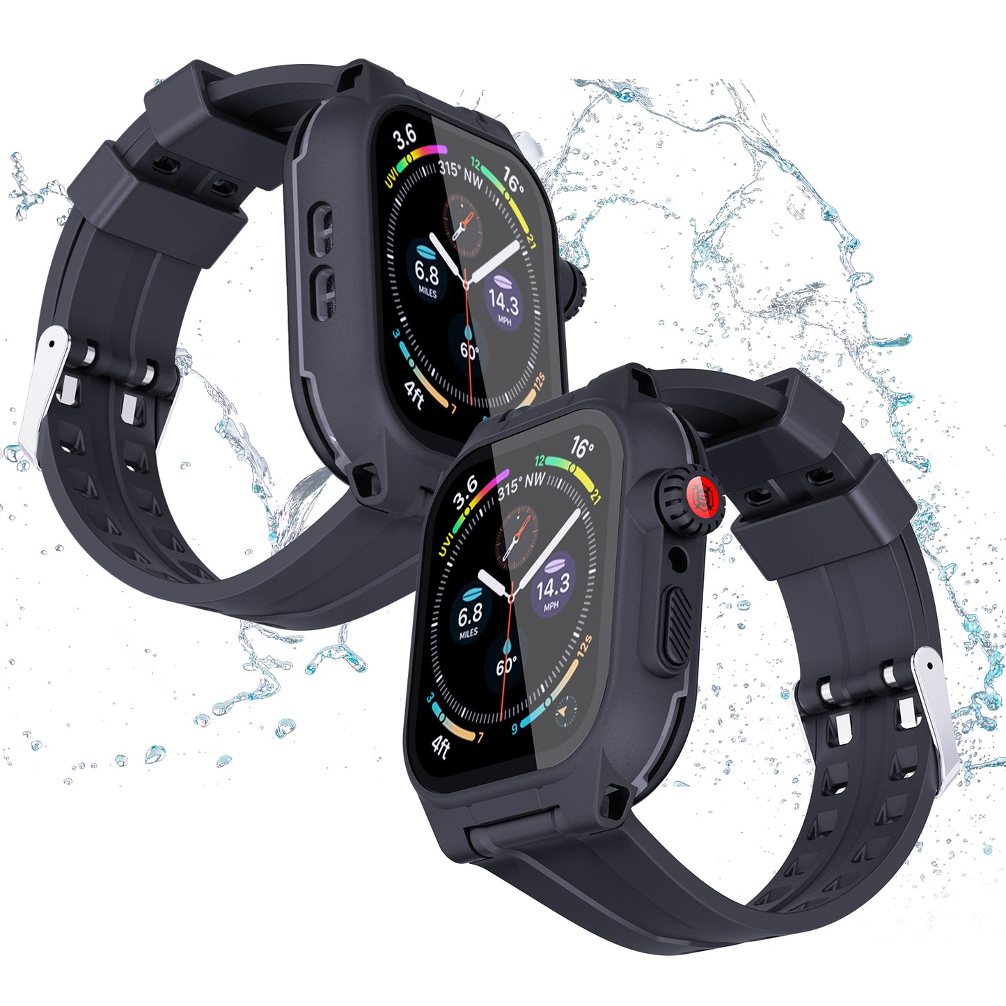 Sports Waterproof Apple Watch Series 7 (2021) 41mm Band Case