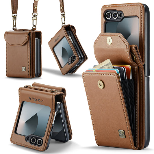 Organ Card Holder Galaxy Z Flip6 Case with Shoulder Strap