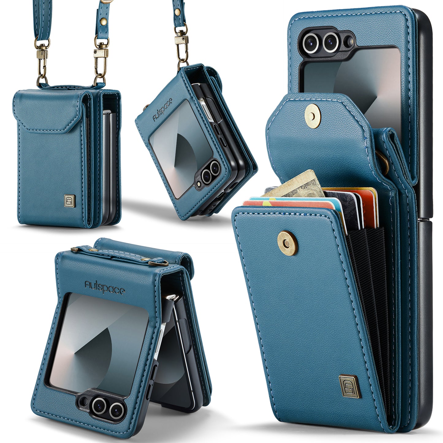 Organ Card Holder Galaxy Z Flip6 Case with Shoulder Strap