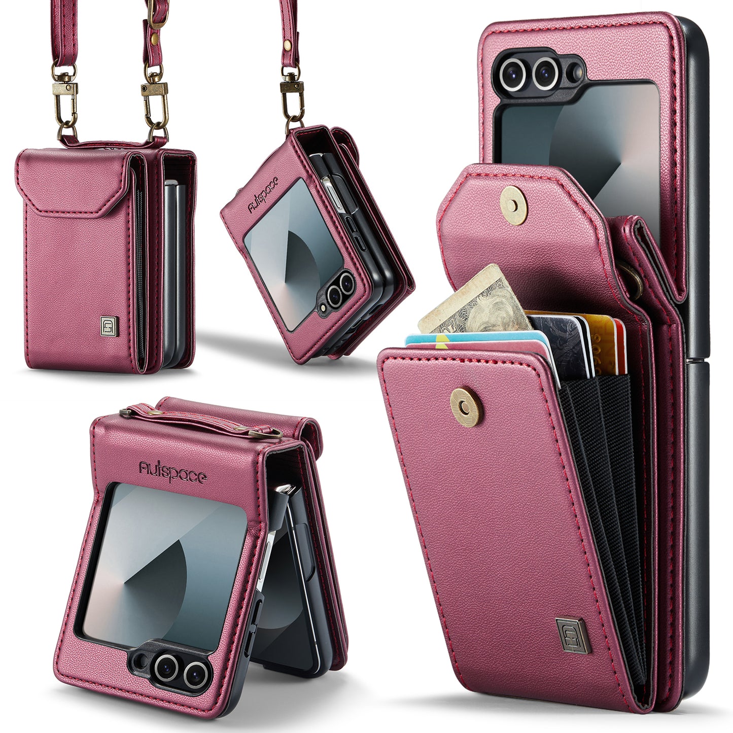 Organ Card Holder Galaxy Z Flip6 Case with Shoulder Strap