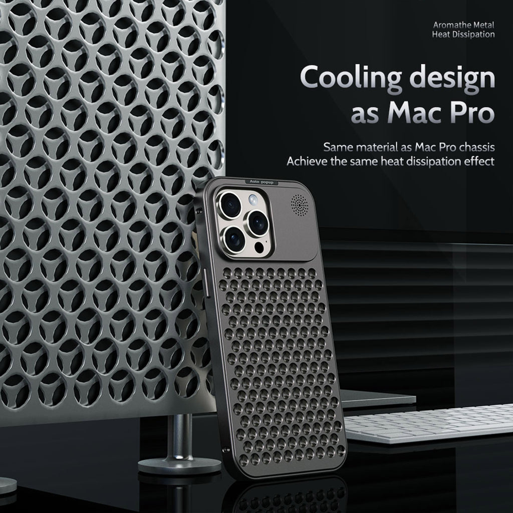 Ultramarine Technology with Aviation Aluminum Cooling Phone Case with Aromatherapy for Gaming
