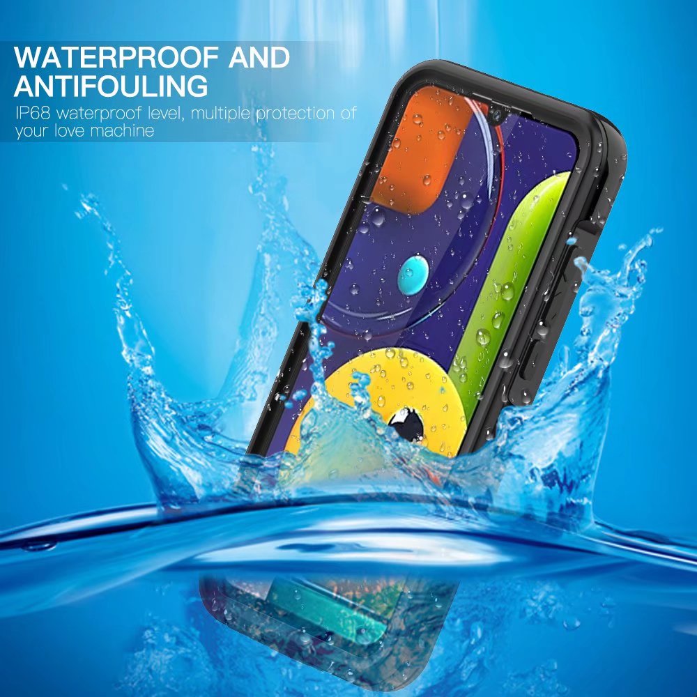 Burst Slim Swimming Waterproof Galaxy A02s Case Clear