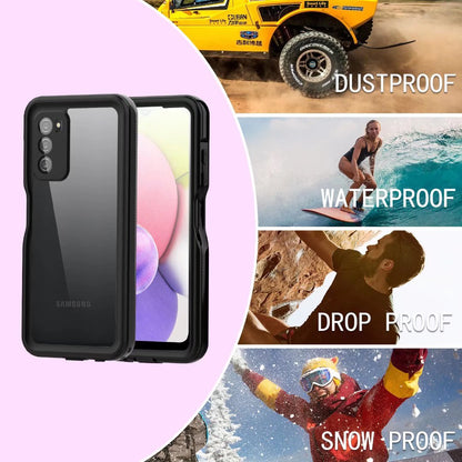 Burst Slim Swimming Waterproof Galaxy A03s Case Clear