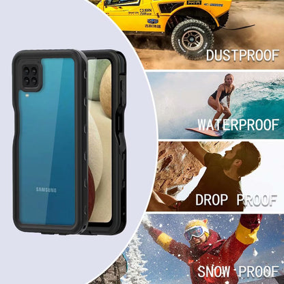 Burst Slim Swimming Waterproof Galaxy A12 Case Clear