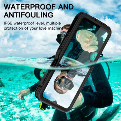 Burst Slim Swimming Waterproof Galaxy A12 Case Clear