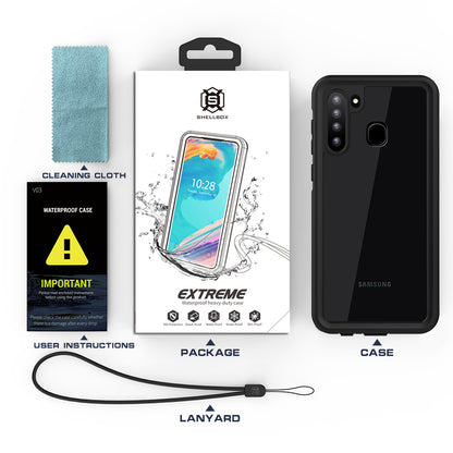 Burst Slim Swimming Waterproof Galaxy A21/A21s Case Clear