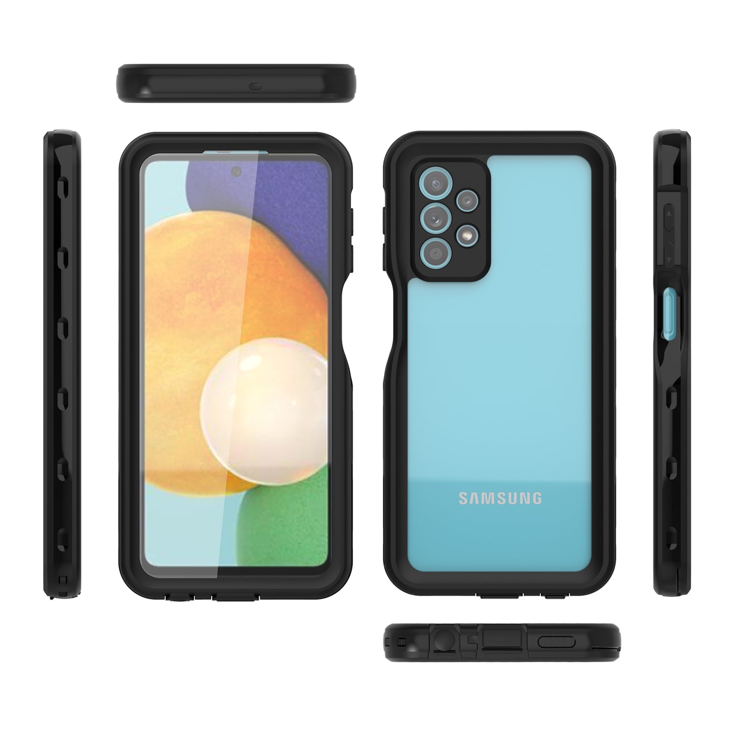 Burst Slim Swimming Waterproof Galaxy A23 Case Clear