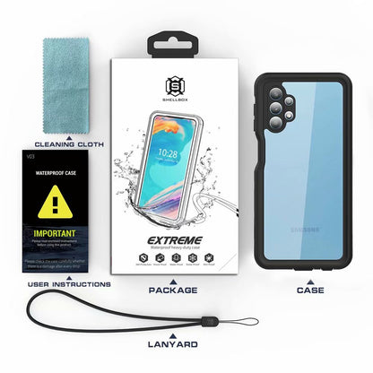 Burst Slim Swimming Waterproof Galaxy A32 Case Clear