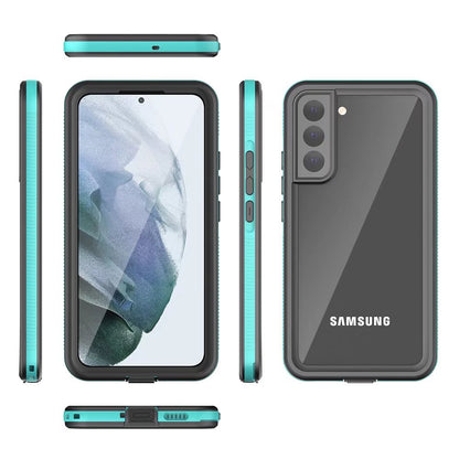 Burst Slim Swimming Waterproof Galaxy S22 Case Clear