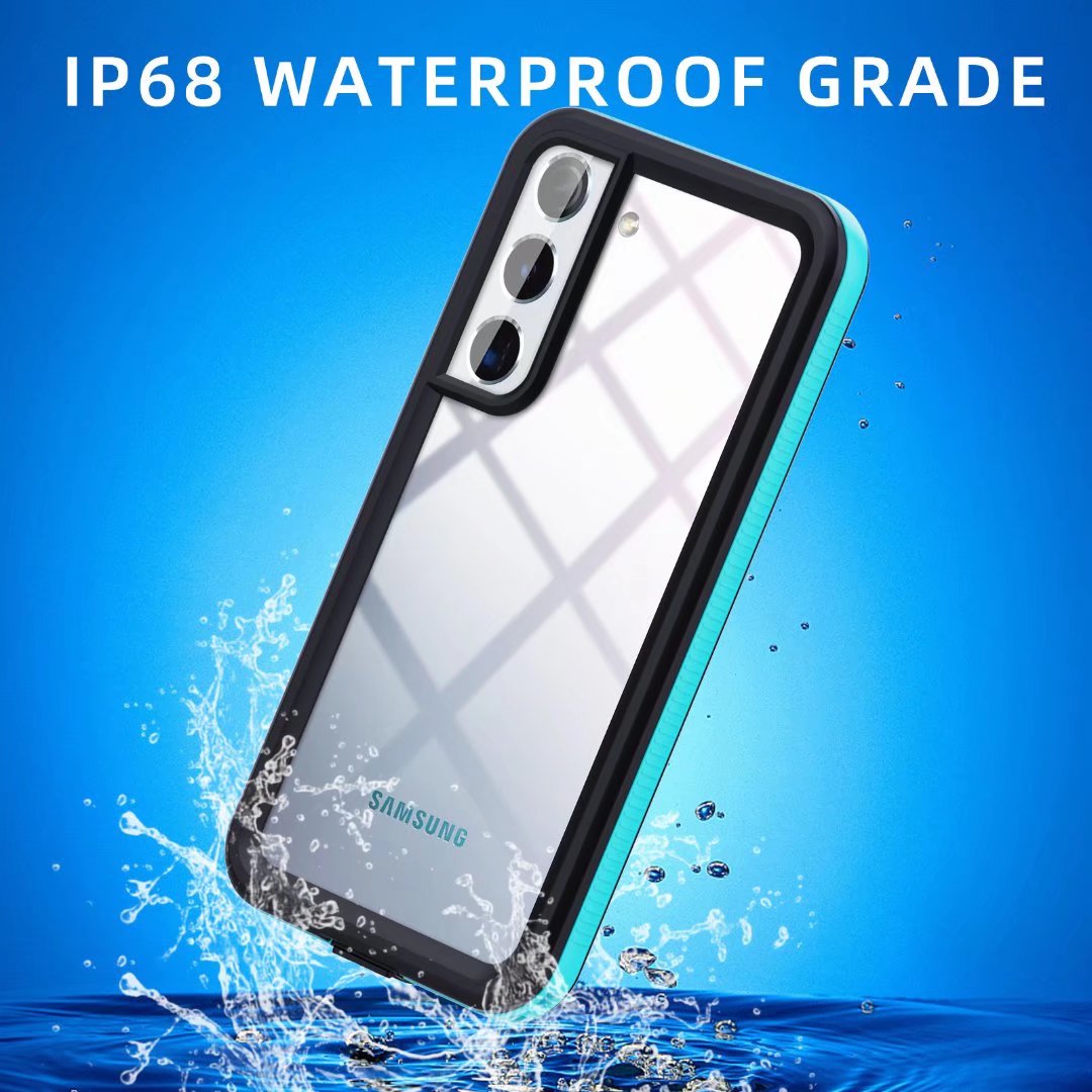 Burst Slim Swimming Waterproof Galaxy S23 Case Clear