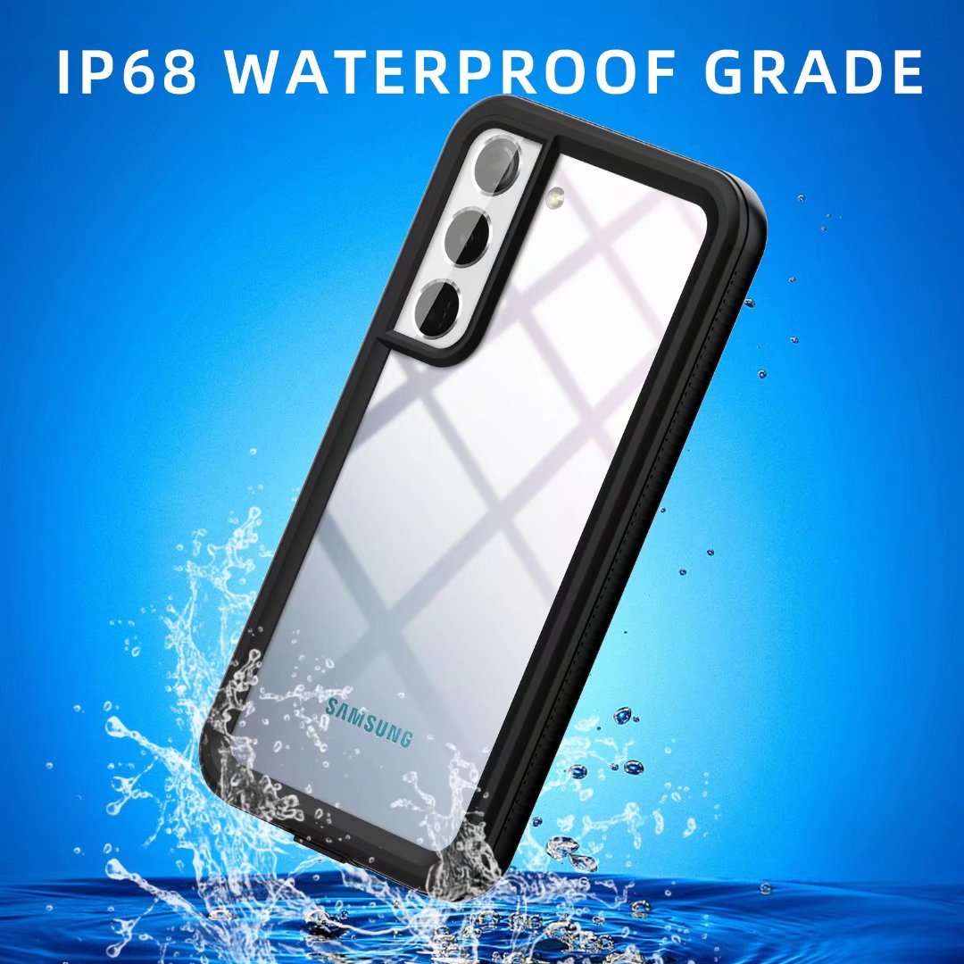 Burst Slim Swimming Waterproof Galaxy S23 Case Clear