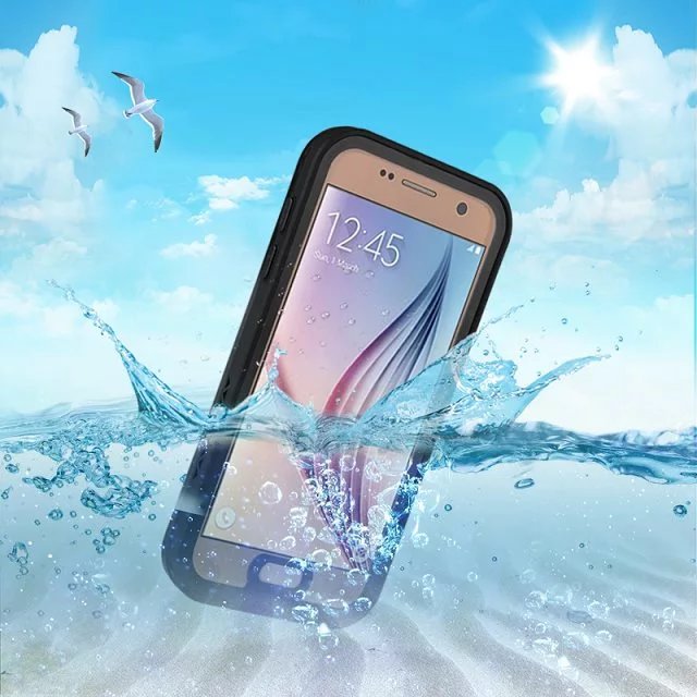 Burst Slim Swimming Waterproof Galaxy S7 Case Clear