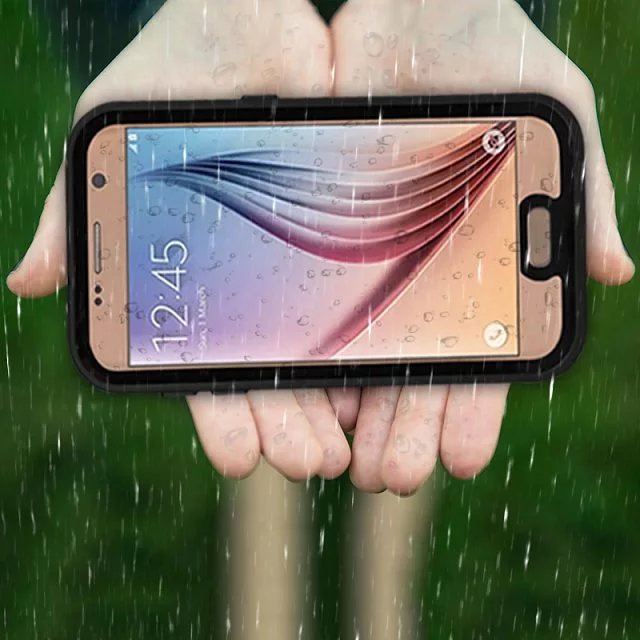 Burst Slim Swimming Waterproof Galaxy S7 Case Clear