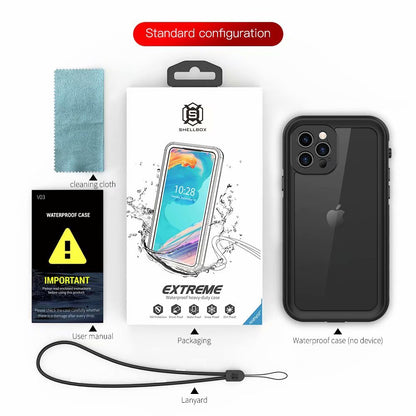 Burst Slim Swimming Waterproof iPhone 12 Pro Max Case Clear