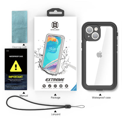 Burst Slim Swimming Waterproof iPhone 13 Mini Case Clear