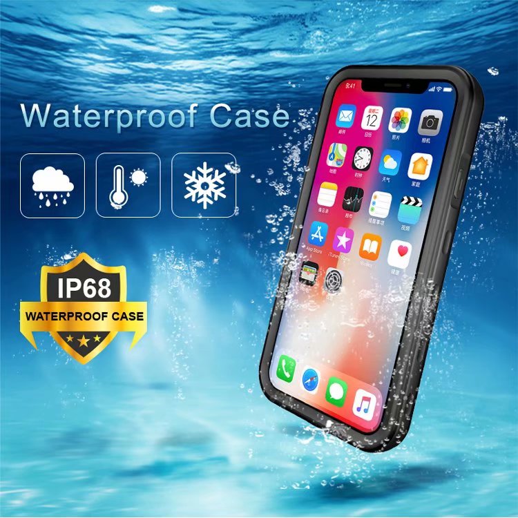 Burst Slim Swimming Waterproof iPhone XR Case Clear