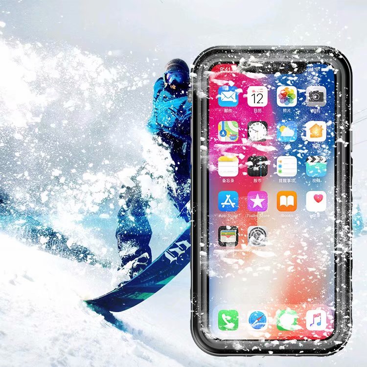 Burst Slim Swimming Waterproof iPhone X Xs Case Clear