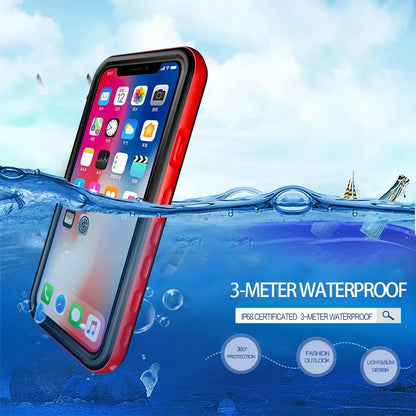 Burst Slim Swimming Waterproof iPhone X Xs Case Clear