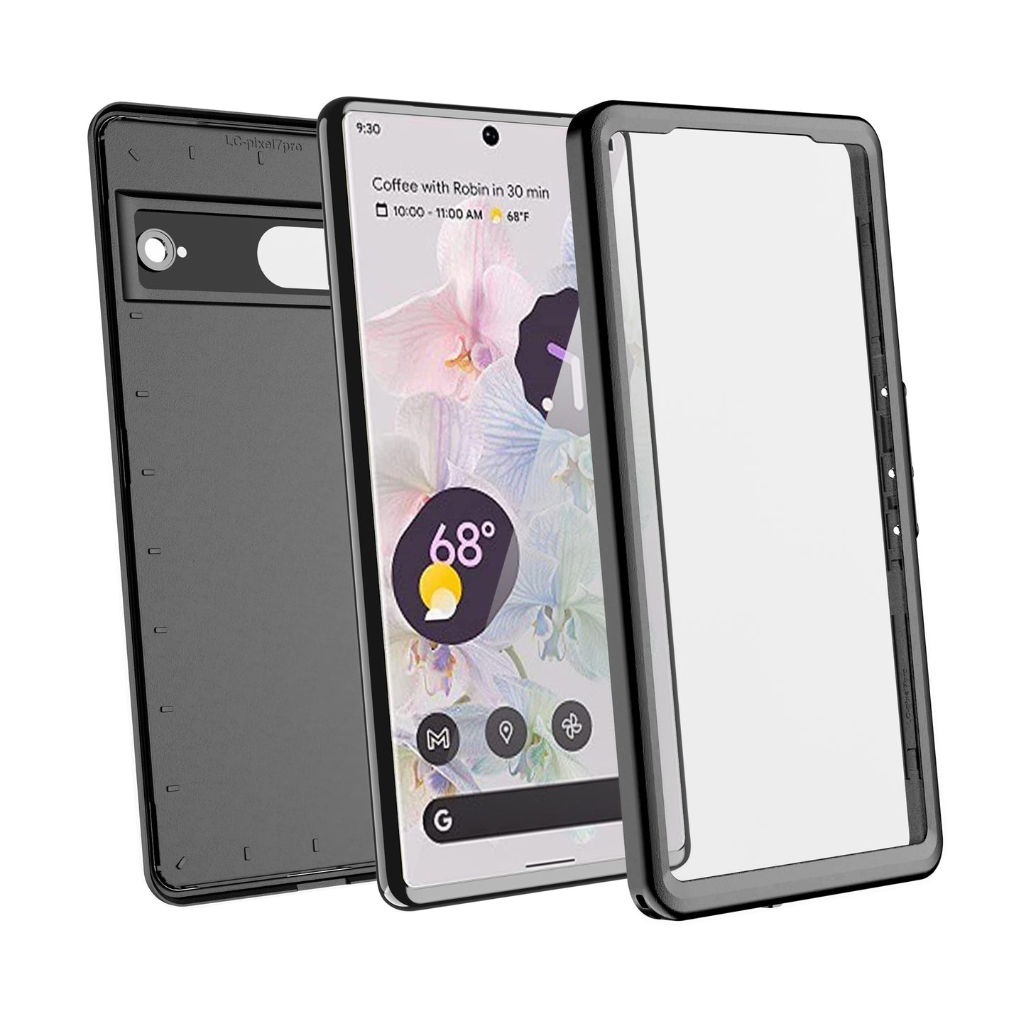 Twill Swimming IP68 Waterproof Google Pixel 7 Case Bumper Combo