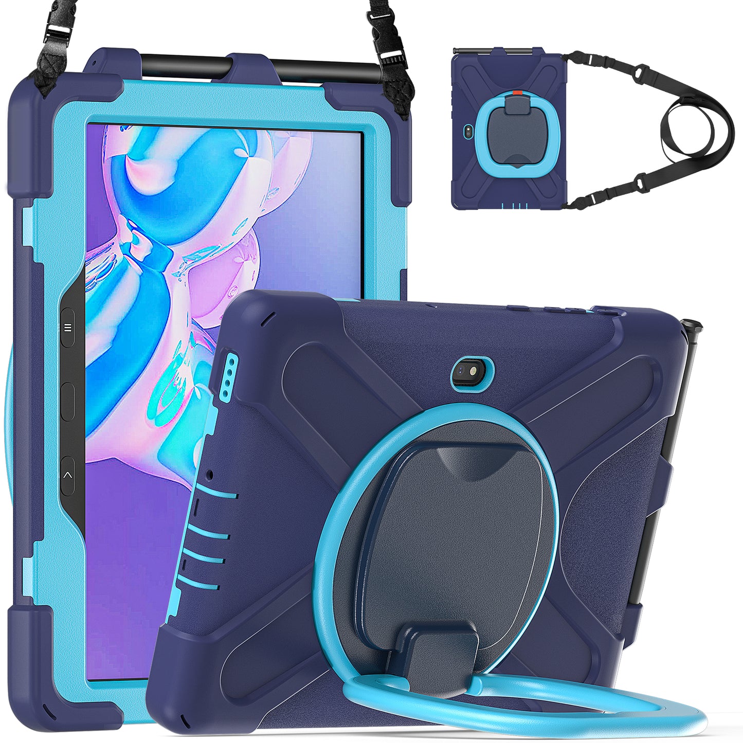 Pirate Box Galaxy Tab Active4 Pro Case Hook Stand Rotating Hand