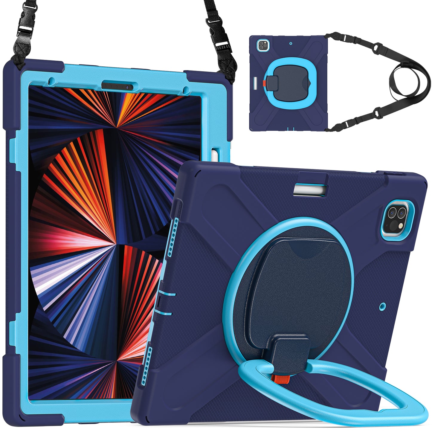 Pirate Box iPad Pro 11 (2018) Case Hook Stand Rotating Hand Shoulder Strap