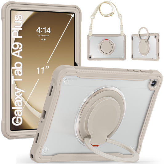 Popeye Handle Grip Galaxy Tab A9 Case 360 Rotatable Stand