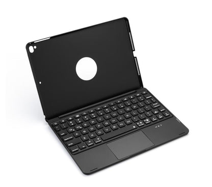 Aluminum Touchpad Backlit Keyboard Apple iPad 8 Case Book Business