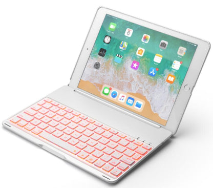 Aluminum Clamshell Backlit Keyboard iPad 6 Case