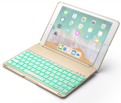 Aluminum Clamshell Backlit Keyboard iPad 6 Case