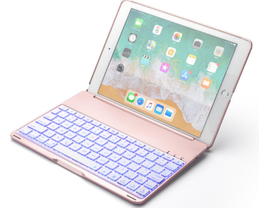 Aluminum Clamshell Backlit Keyboard iPad 6 Case