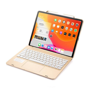 Aluminum Touchpad Backlit Keyboard Apple iPad Air 4 Case Book Business