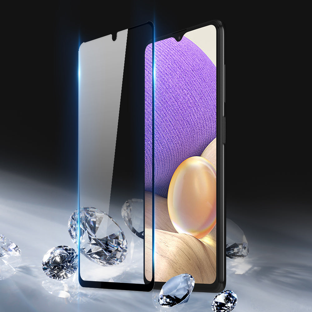 Black Frame Ultra-Clear Film Galaxy A32 Phone Screen Protector