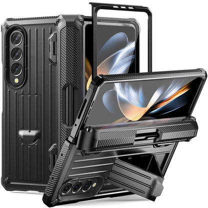 Trolley Box Samsung Galaxy Z Fold4 Case Rugged Built In Pen Holder