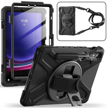 Pirate King Galaxy Tab S9 Case 360 Rotating Stand Hand Shoulder