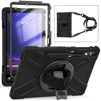 Pirate King Galaxy Tab S9+ Case 360 Rotating Stand Hand Shoulder