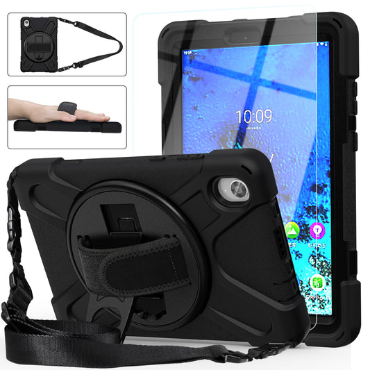 Pirate King Lenovo Tab M8 FHD (2020) Case 360 Rotating Stand Hand