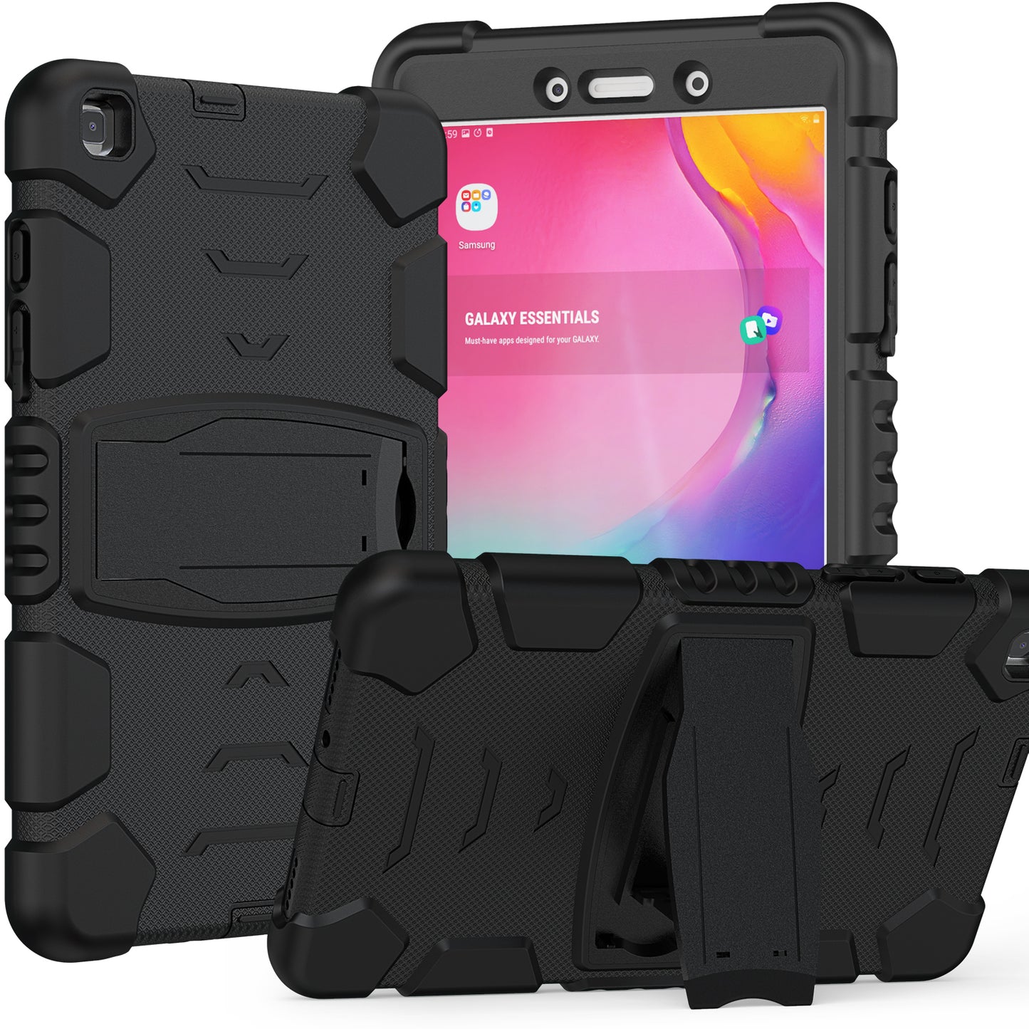 Gorilla King Kong Galaxy Tab A 8.0 (2019) Case Stand Triple Protection