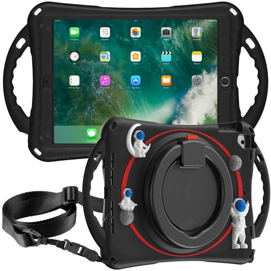 Astronaut Apple iPad 5 Case Rotating Handle Grip