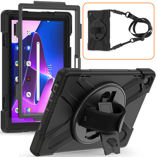 Pirate King Lenovo Tab M10 (2022) Case 360 Rotating Stand Hand