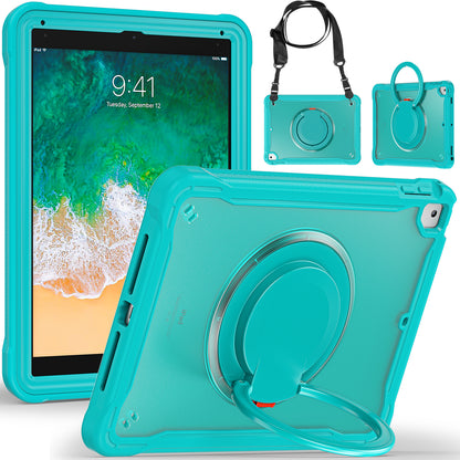 Popeye Handle Grip Apple iPad 6 Case 360 Rotatable Stand