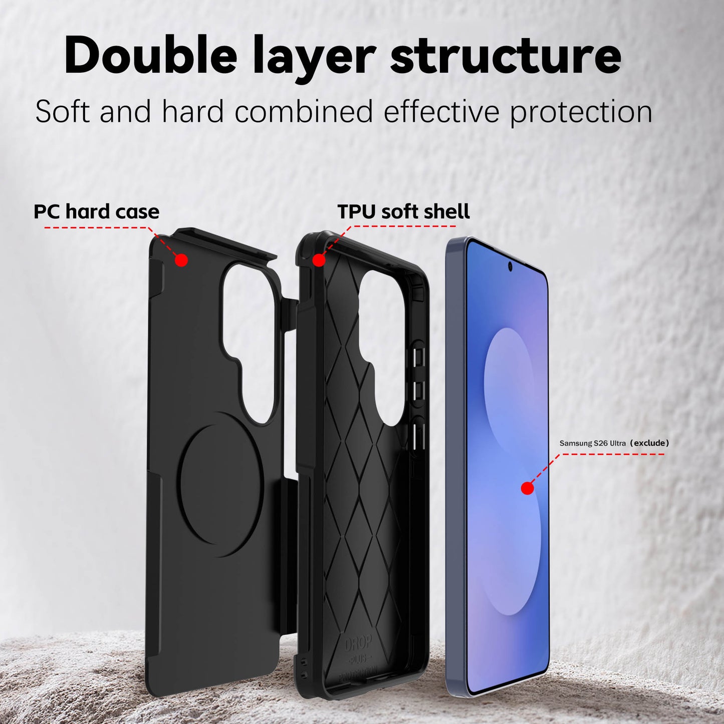 Ultramarine Technology Box Military-Grade Heavy Duty Shockproof Phone Case | Armor Protection - Galaxy S26 Ultra