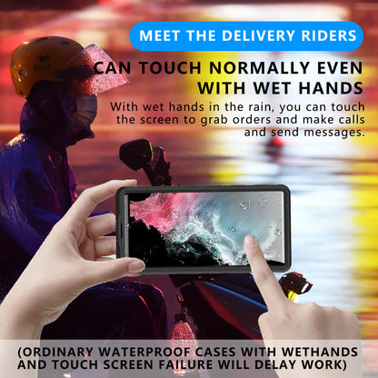 Box Simple Waterproof Samsung Galaxy A73 Case Diving 3 Meters